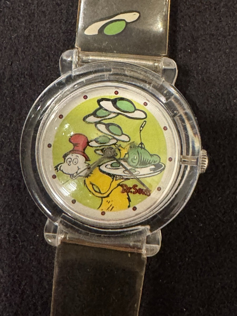 Vintage Dr Seuss Watch Women Silver Tone 1997 Tick Tocking Time Tickers il_fullxfull.6763573040_e1vy.jpg main image 4