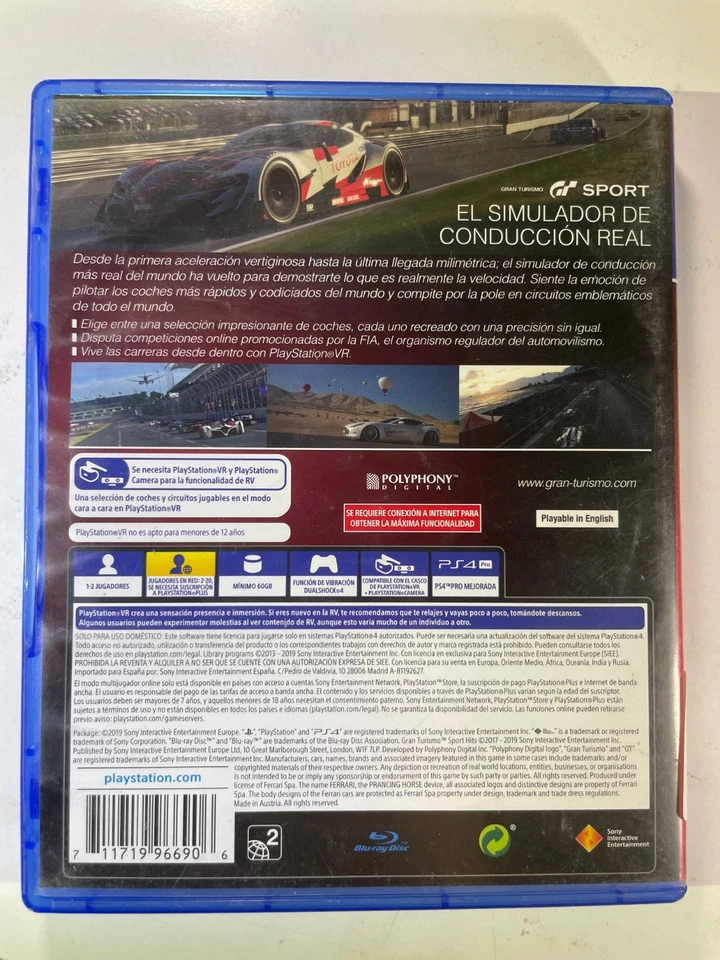 Gran Turismo Sport PSHits PS4 (SP) [PO92222], foto 2 de 5