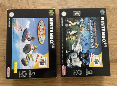 Nintendo 64 N64 - Wave Race & Getforce Gemini - Top Zustand - OVP & Anleitung