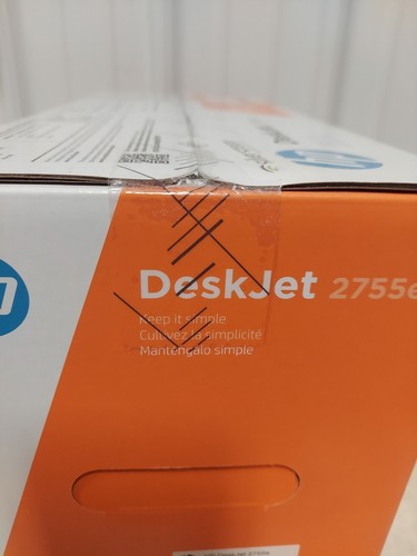 HP DeskJet 2755e Wireless Color inkjet All-in-One printer Factory Sealed #2594 - Picture 4 of 6
