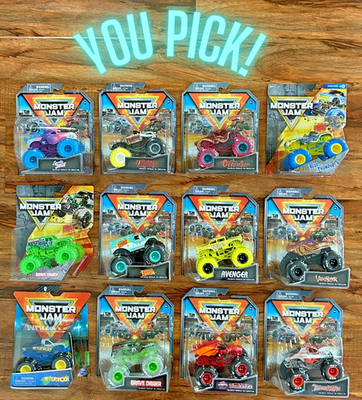 #ad Monster Jam Monster Trucks 1:64 Over 75 Available Combined Shipping $8.99