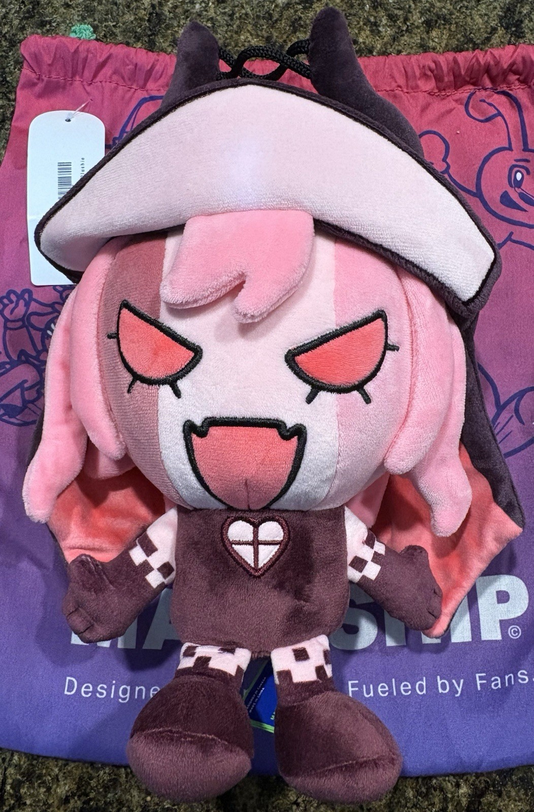 Demon Sarvente Plush YTwitter Mike Geno Cartoon ANime Makeship Only 794 RARE!