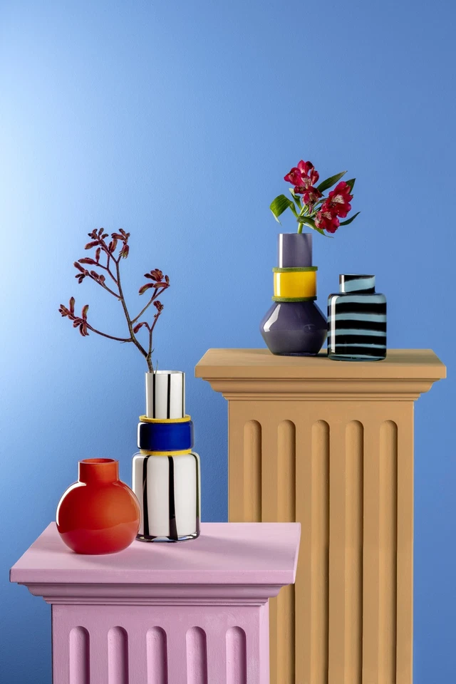 Vase LEONARDO BUONI AMICI LBH 15.20x15.20x26.20 cm bunt Blumenvase Blumengefäß - Bild 3 von 4