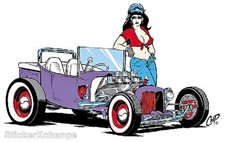 Street Rod Sticker Decal Poster Artist Coop Cp8