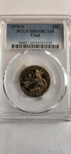 1976 S Drummer Boy Bicentennial Quarters (Two) PCGS PR69 DCAM