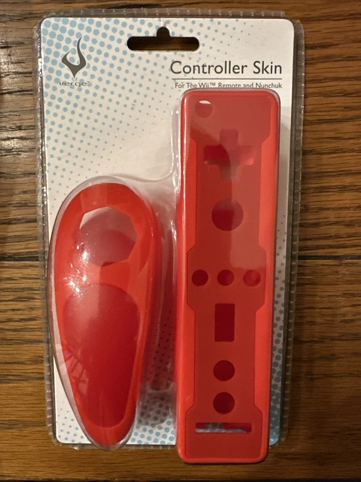 Mando a distancia Nintendo Wii y fundas de goma rojas Nunchuk nuevas Foto 2 de 4