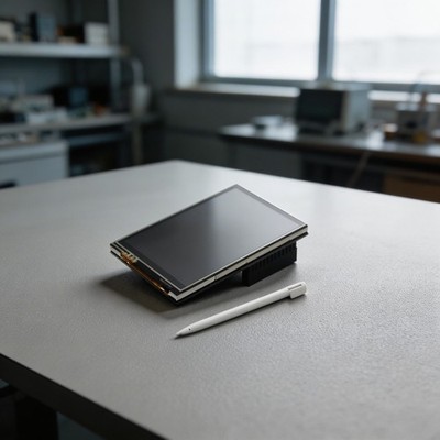 3,5 Zoll Aluminium Gehäuse Touchscreen für Raspberry Pi 4B 3B+ 3B 2 480x320 Re