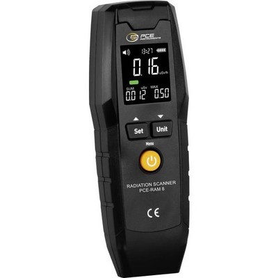 PCE Instruments PCE-RAM 8 Geiger Radiation Counter: Range, Röntgen, Beta avv