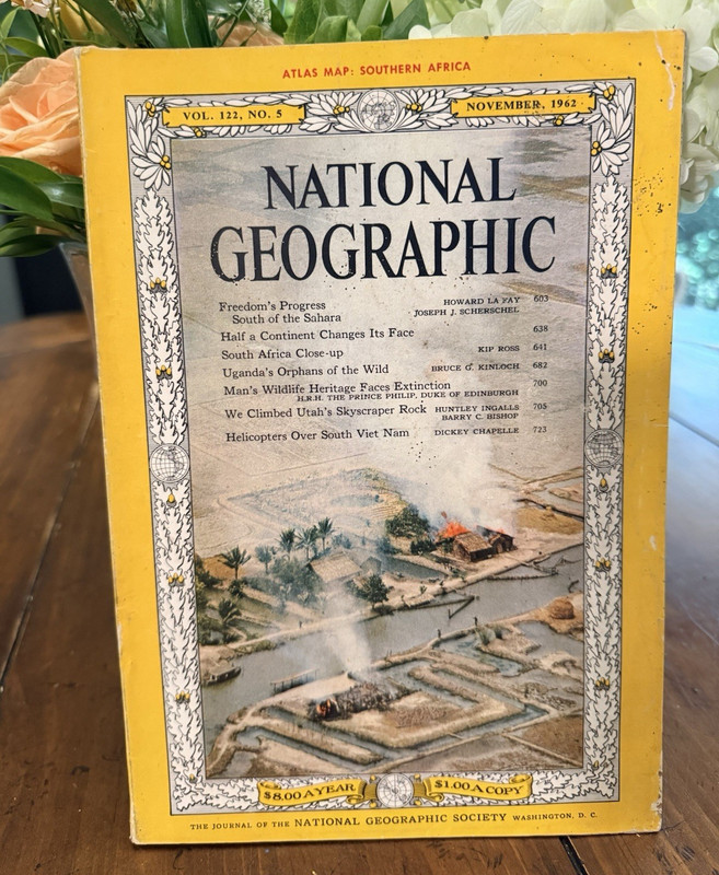 National Geographic Magazine Nov 1962 Vol 122 Issue 5 English Illustrated