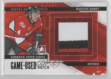 2013-14 ITG Heroes and Prospects Black /30 Madison Bowey #SSM-21 Patch n4s