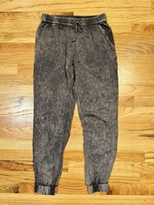 Chaser NWOT Women s Joggers Pullon Viscose Zipper Pockets Sz Medium - Purple