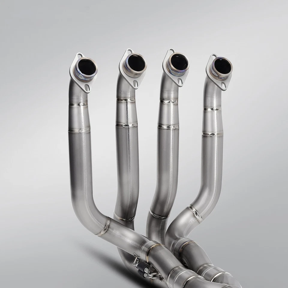 Tubo de enlace de escape de motor de aleación de titanio para KAWASAKI NINJA H2 H2R SX/SE/SR 15-23 Foto 3 de 4