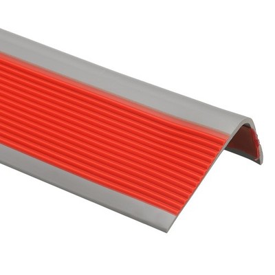 Selbstklebende Stufenkante für Treppen, 3m (2,5x3cm), rot