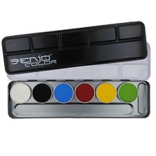 Schminkpalette Face & Body 6 Farben Senjo Col...