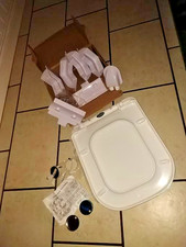Small White Toilet Seat 44cm x 36.5cm 