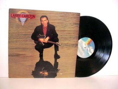 LARRY CARLTON On Solid Ground Original PROMO LP from 1989 MCA 6237 Promotional