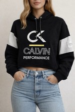 Calvin Klein Performance Cropped Hoodie Women s Size: S