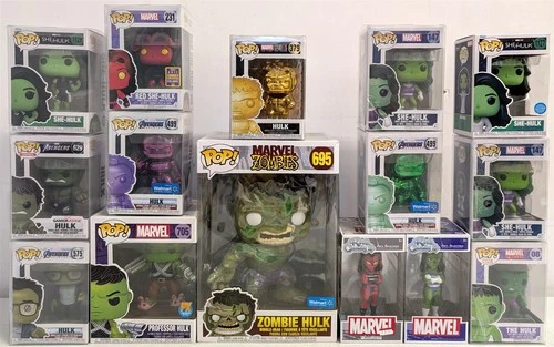Hulk & She-Hulk Funko Pop! Lot of (15) Marvel Vinyl Figures New MIB
