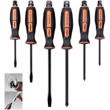 6-Piece Screwdriver Set with Magnetic Tips for Effortless Repair