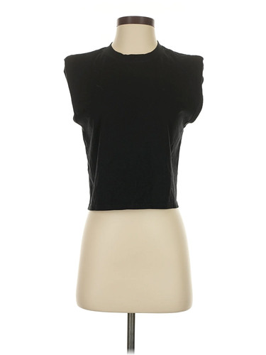 Stockholm Atelier & Other Stories Women Black Sleeveless T-Shirt XS