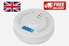 Carbon Monoxide Detector Warning Alarm Sensor LED Digital Battery Powered