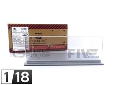 ATLANTIC CASE 1/18 - DISPLAY CASE SHOW-CASE 1/18 - MULHOUSE SILVER LEATHER 10247