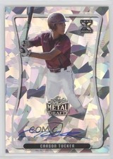 2020 Leaf Metal Draft Silver Crystals Carson Tucker #BA-CT1 Auto 2o6