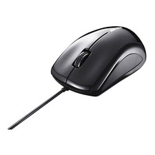Buffalo Wired Laser 3-Button Mouse Black BSMLU108BK