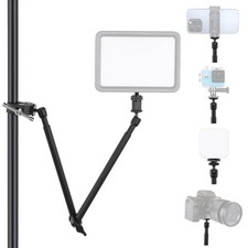 22 Inch Magic Arm Camera Mount with Super Clamp 1/4"  3/8" Screw Hole for De...