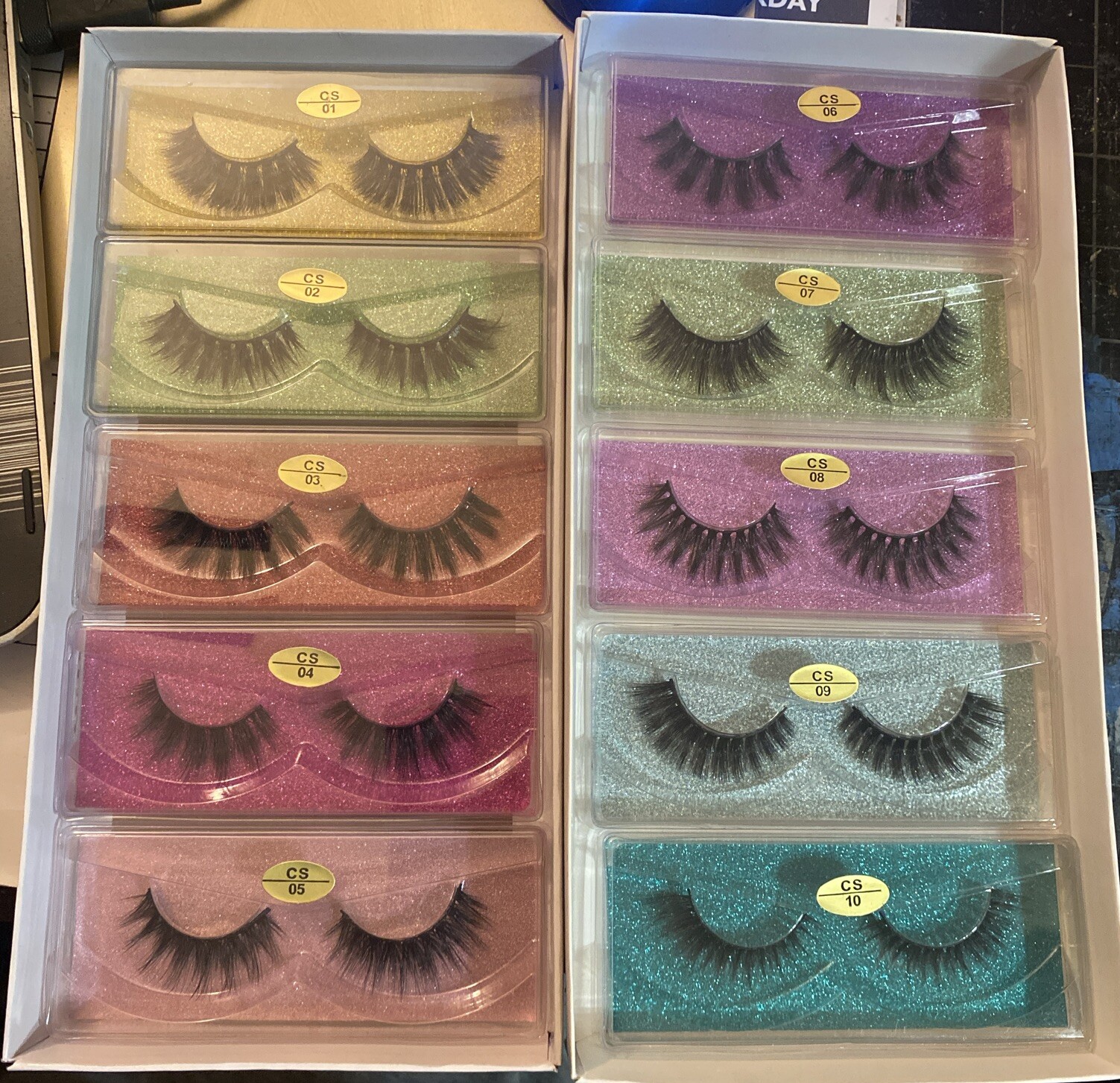 Eyelashes Bulk Wholesale Fluffy Wispy Natural Long False Eyelashes Makeup Lashes eBay