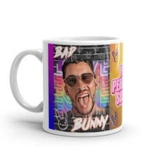 Bad Bunny Coffee Mug, Bad Bunny Cup, Bad Bunny Gift, Bad Bunny Ceramic Mug 11 oz