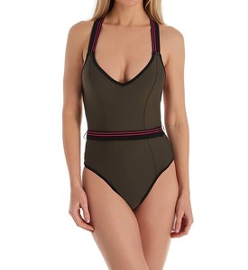 Khaki green swimwear Clearance