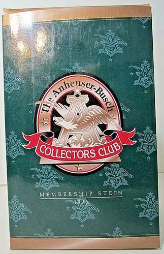Anheuser-Busch Budweiser Club Membership Stein 1996 WORLD’S LARGEST BREWER - Picture 10 of 12