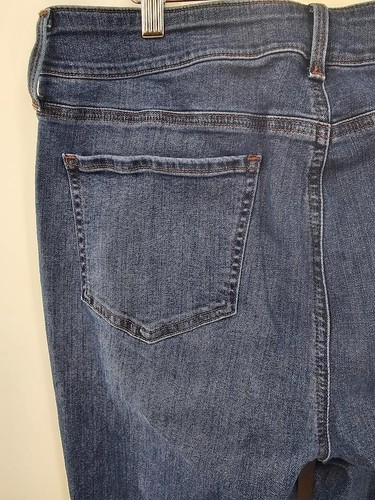 NYDJ Marilyn Straight Lift X Tuck Women’s Size 14T Dark Wash Blue Denim Stretch - Picture 9 of 14