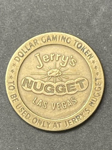 1966 Jerry’s NUGGET $1 Gaming Token Las Vegas, Nevada - 第 1/2 張圖片