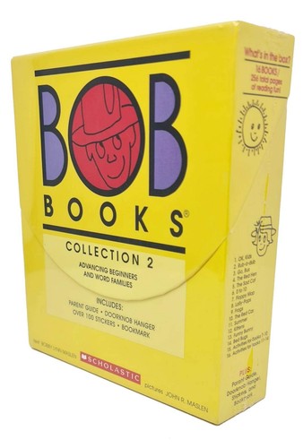 Bob Books: Collection 2 Advancing Beginners and Word Families Paperback NEW - Picture 3 of 3