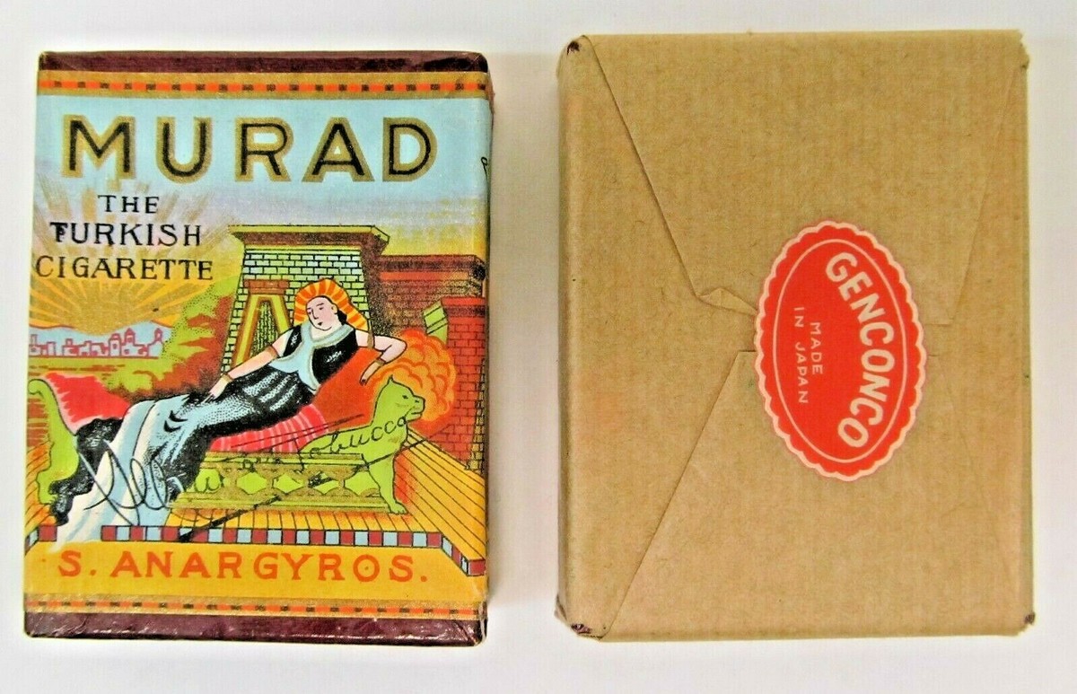 1920s / 1930s advertising fake MURAD CIGARETTE BOX novelty Gag