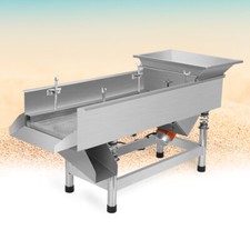 Impurities Remover Machine Shaker Screener Sieve 80W Deck Screener Powder 110V
