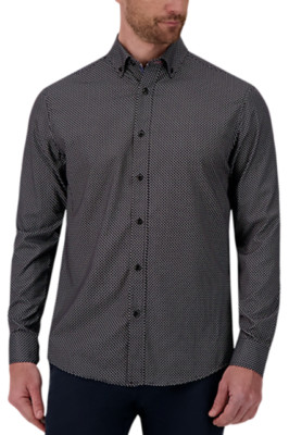 Mens Report Collection Arrow 4-Way Stretch Casual Dress Button Up Shirt Medium