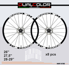 Felgenaufkleber Set Für 26-29 Zoll Fahrräder – 1,8 Cm Breit, Orange, MTB Bike Sticker (27,5 Zoll)