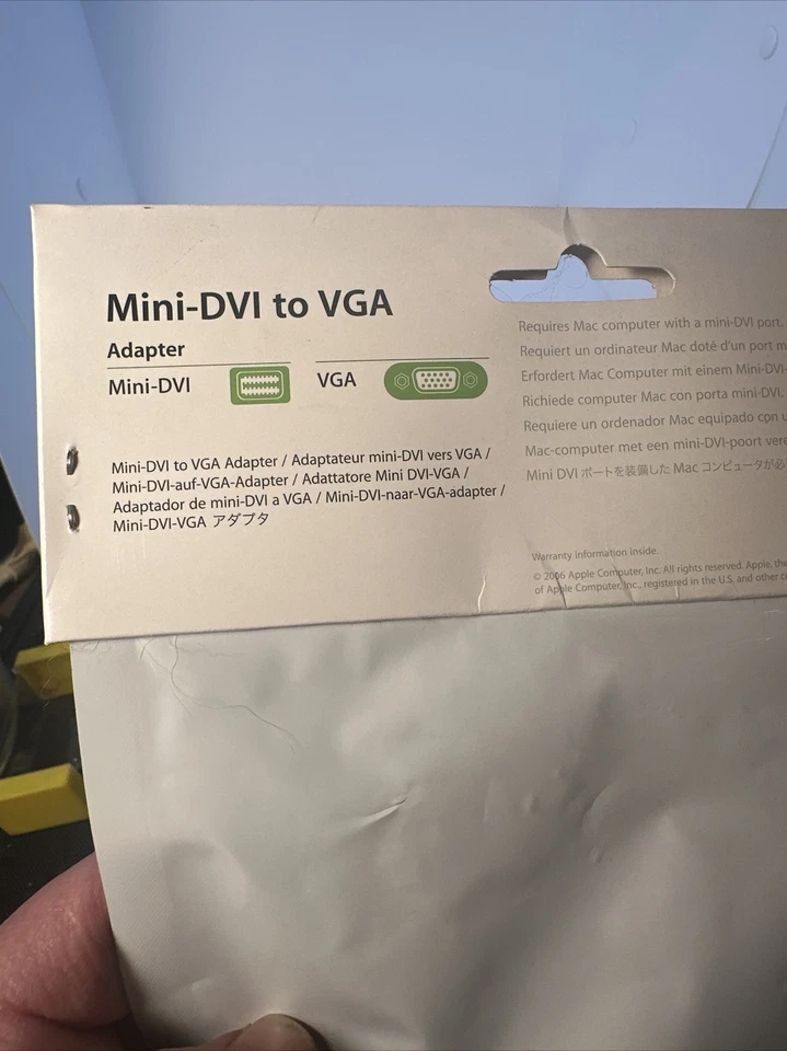 APPLE MACBOOK MINI DVI TO VGA ADAPTER M9320G/A - Image 3 of 3