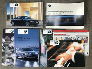2002 Bmw 325ci 330ci Owners Manual Complete Ebay