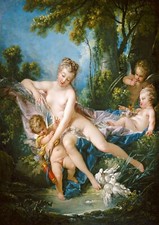 1620 - Venus Consoling Love by Francois Boucher - Gicl e Fine Art Print