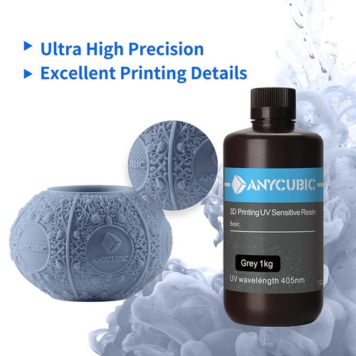 Résine Photopolymère XYZ Printing – Gris – Pour Imprimante 3D Nobel 1.0