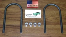 MADE IN USA Leaf Spring U-Bolts pair w/nuts Camaro Firebird 67-81 Nova multileaf