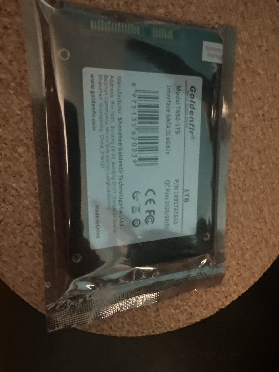 【SSD 1TB】Goldenfir T650-1TB 2.5 SATA GOLDENFIR T650 1TB 512GB 256GB 128GB 2.5