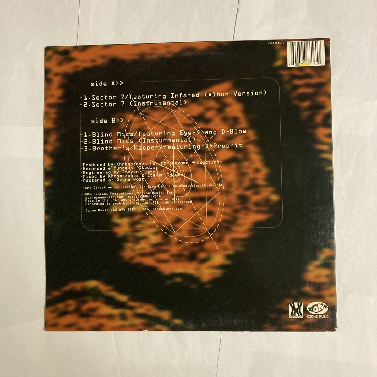 エックスジャパンレコード Sector 7 B/W Blind Mics & Brother's [Single] [12 inch Vinyl