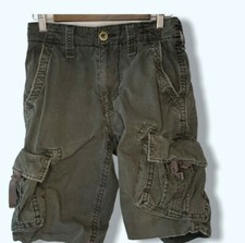 American Eagle Shorts Cargo Gray Youth Boys 26 Measures 28 X 12 Cut Offs