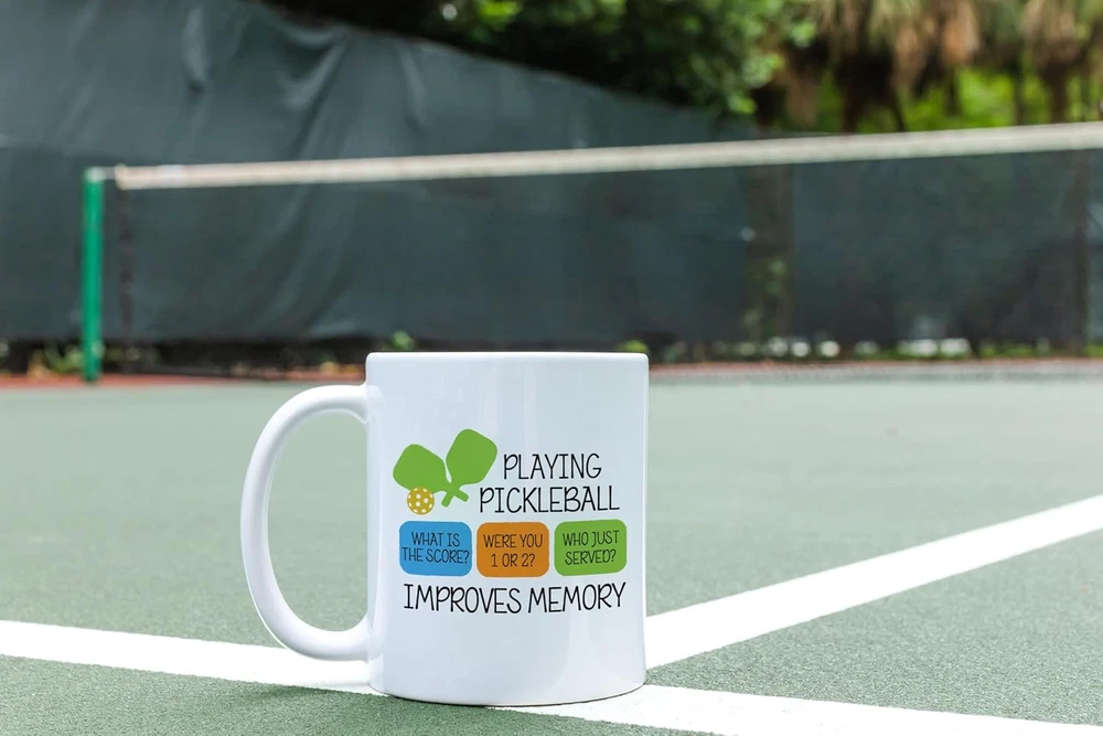 Pickleball Improves Memory Mug | Pickleball Accessories | Gift for Grandma | Gif