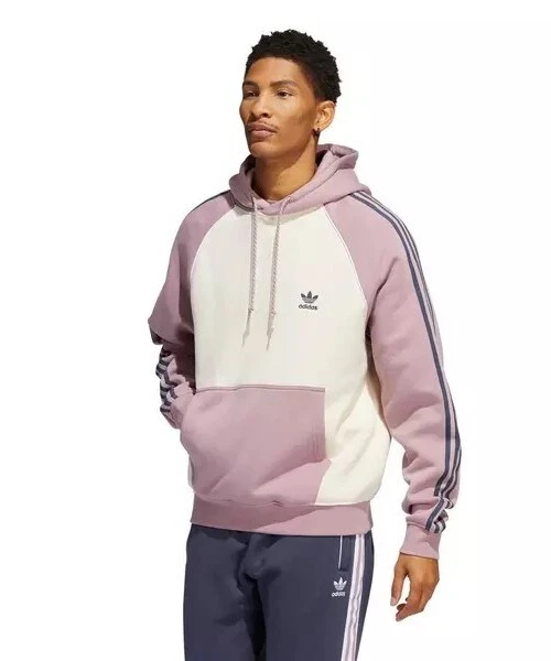 adidas pink trefoil hoodie